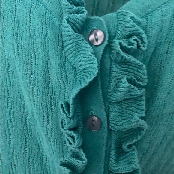 Susina Ladies Blue Long Sleeve Top - Picture 3 of 4